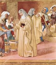 Lorenzo Lotto: Szent Klára áldása